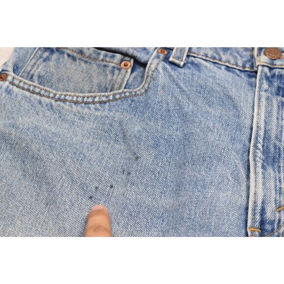 Vintage Levi's 560 Loose Fit Tapered Leg Jeans Men's 34x32 W/ Stains USA Made - Picture 8 of 8